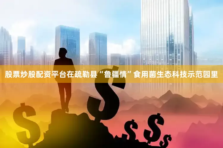 股票炒股配资平台在疏勒县“鲁疆情”食用菌生态科技示范园里