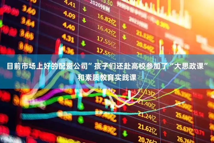 目前市场上好的配资公司”孩子们还赴高校参加了“大思政课”和素质教育实践课